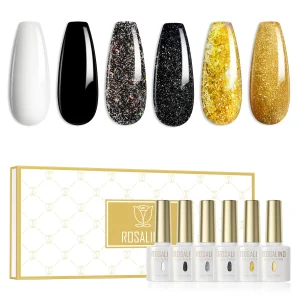 ROSALIND 6PCS  Gel Nail Polish Set
